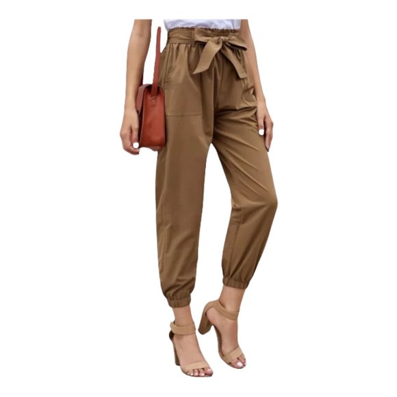 Belted Frock-Style Pants - Picture 3 of 12